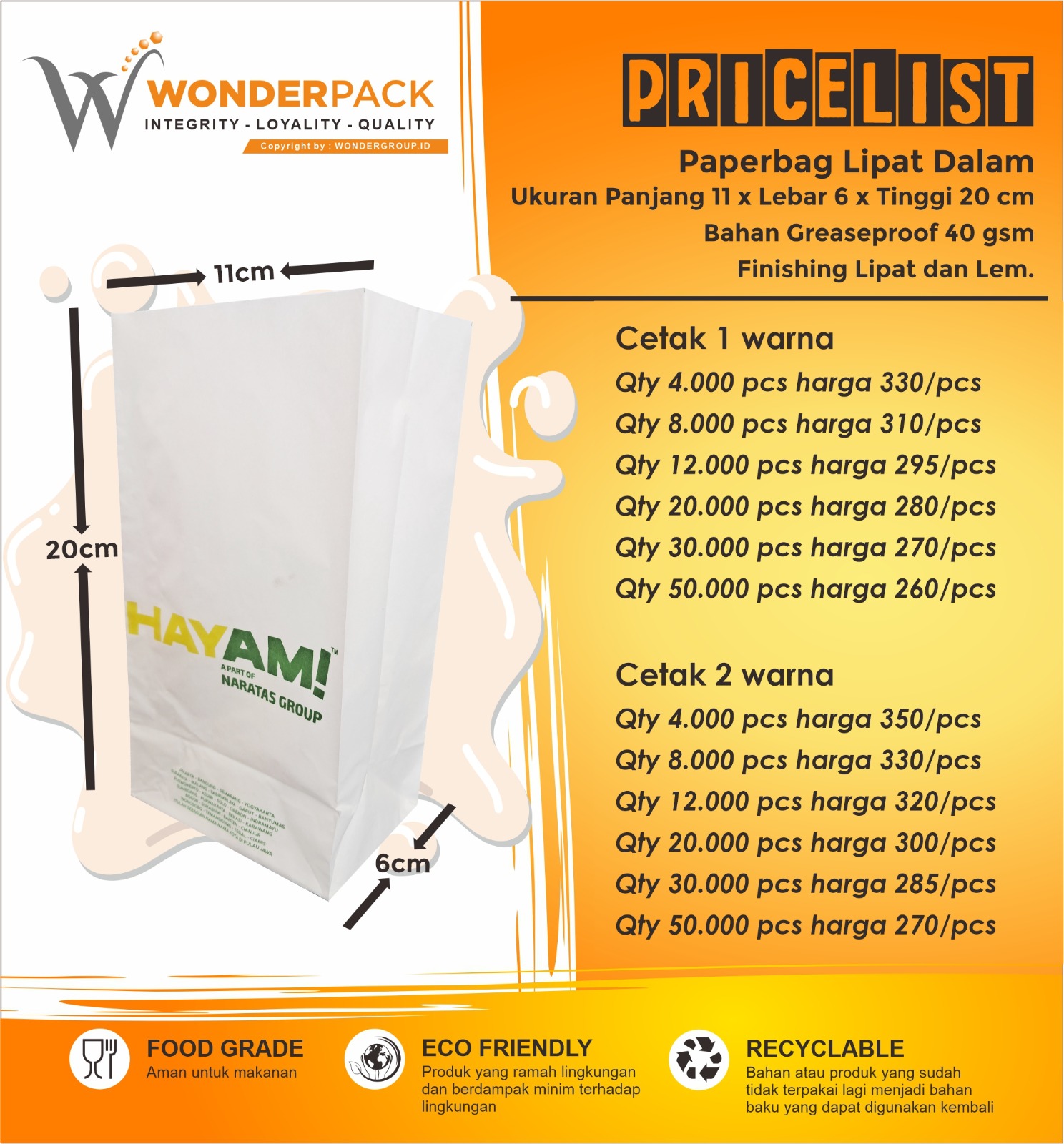 PAPERBAG LIPAT DALAM 